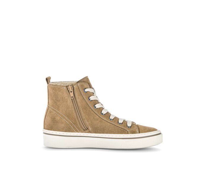 Gabor Damen  Sneaker High Braun - Rauleder