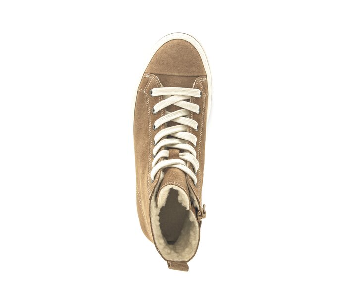 Gabor Damen  Sneaker High Braun - Rauleder