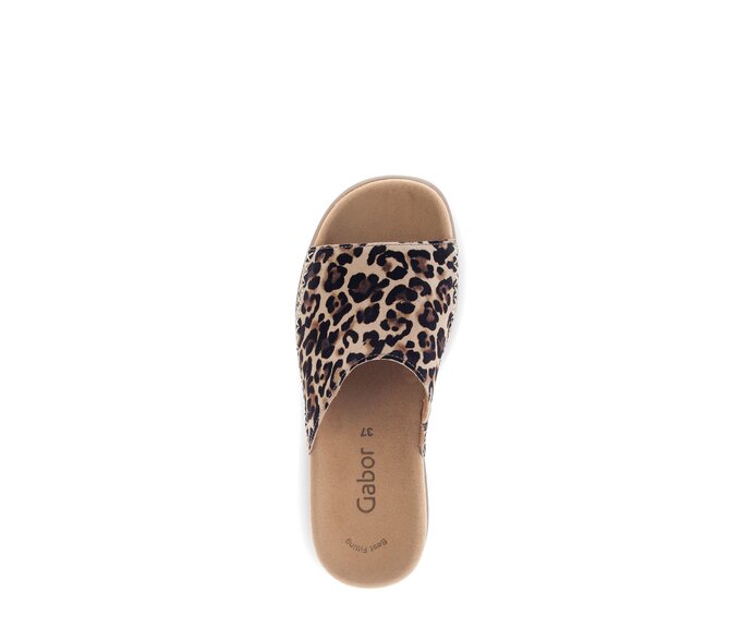 Gabor Damen  Pantolette Beige - Rauleder