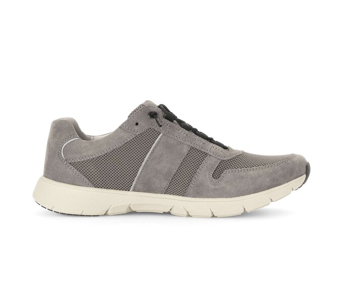 Pius Gabor Herren Sneaker Low Grau - Materialmix Leder/Textil