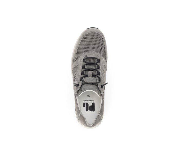 Pius Gabor Herren Sneaker Low Grau - Materialmix Leder/Textil
