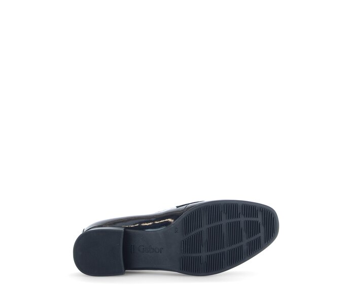 Gabor Damen  Hochfrontpumps Blau - Lackleder