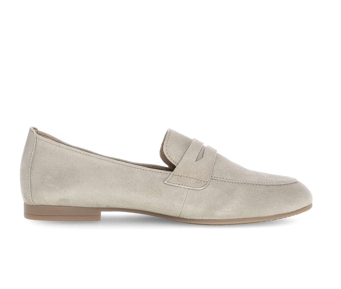 Gabor Damen  Slipper Grau - Rauleder