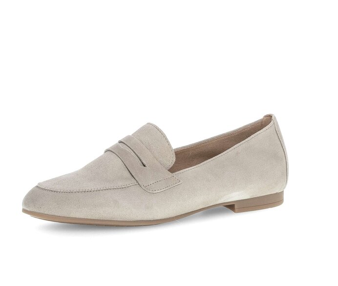 Gabor Damen  Slipper Grau - Rauleder