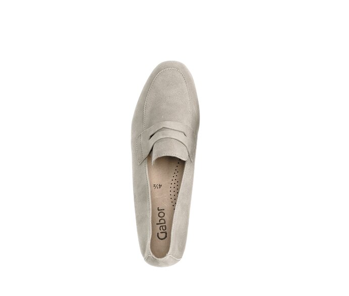 Gabor Damen  Slipper Grau - Rauleder