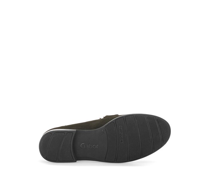 Gabor Damen  Slipper Grün - Rauleder