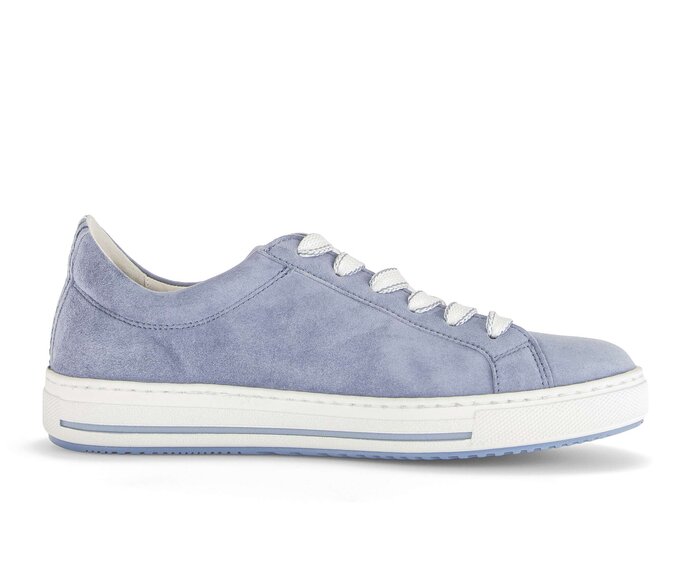Gabor Damen  Sneaker Low Blau - Rauleder