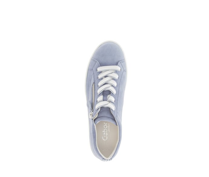 Gabor Damen  Sneaker Low Blau - Rauleder