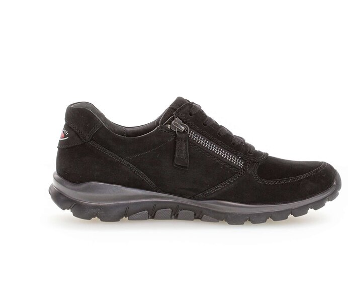 Gabor Damen  Sneaker Low Schwarz - Rauleder