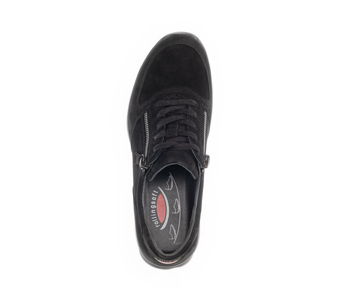 Gabor Damen  Sneaker Low Schwarz - Rauleder