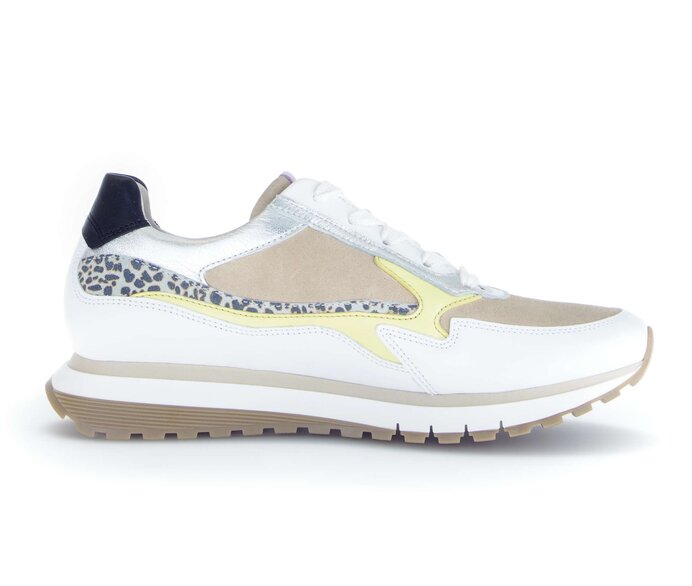 Gabor Damen  Sneaker Low Multicolour - Materialmix Leder