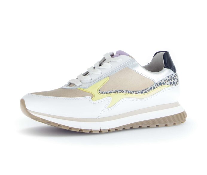 Gabor Damen  Sneaker Low Multicolour - Materialmix Leder
