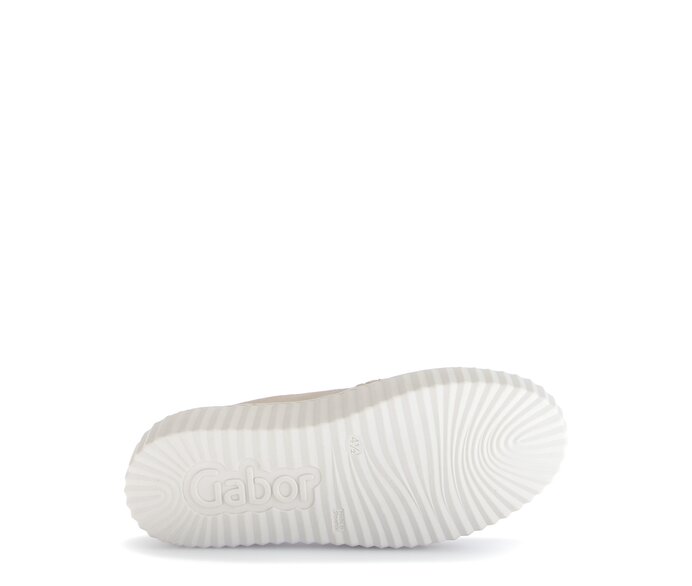Gabor Damen  Sneaker Low Beige - Materialmix Leder