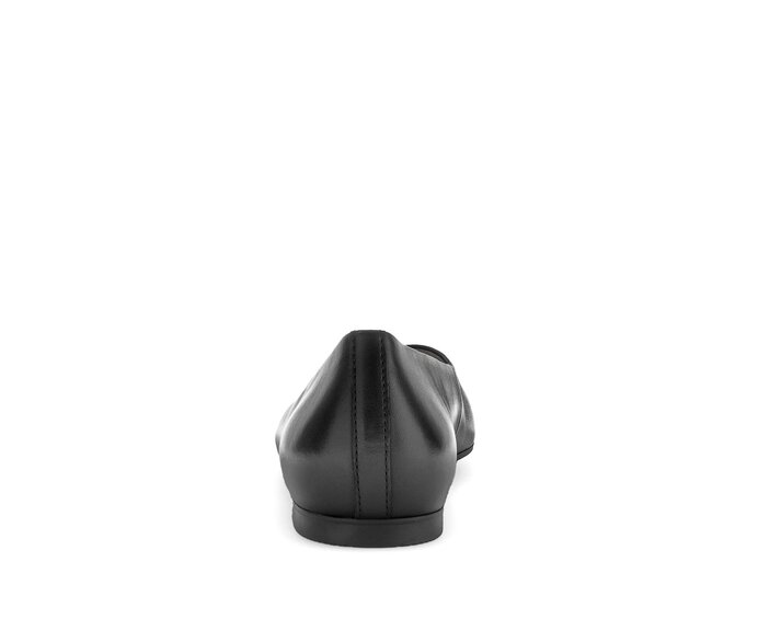 Gabor Damen  Eleganter Ballerina Schwarz - Glattleder