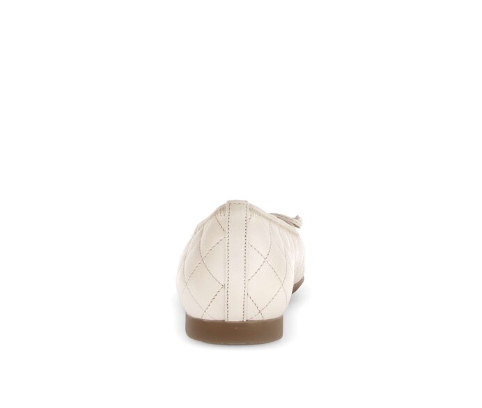 Gabor Damen  Eleganter Ballerina Beige - Glattleder