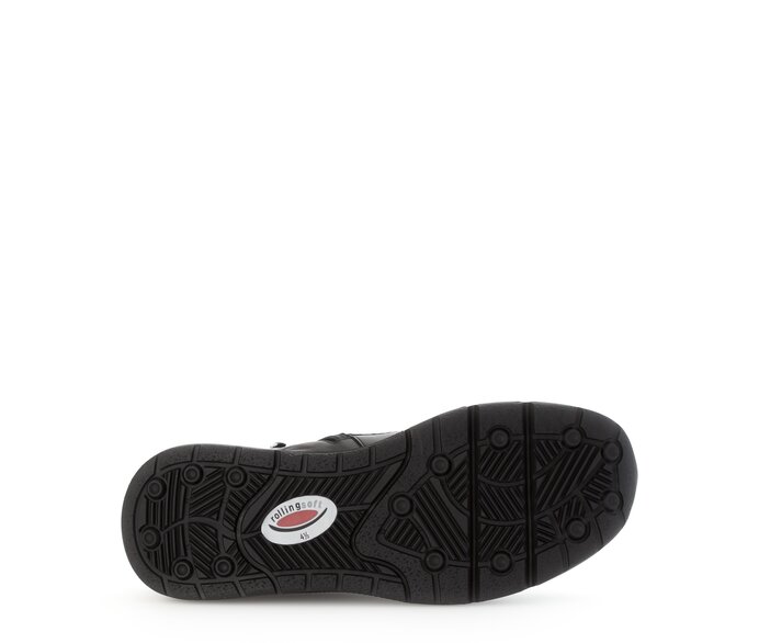 Gabor Damen  Sportliche Stiefelette Schwarz - Glattleder