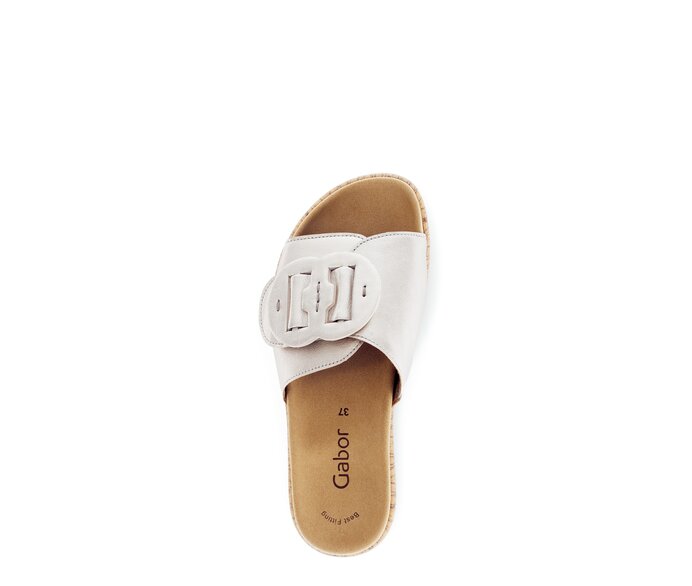 Gabor Damen  Pantolette Gold - Effektleder
