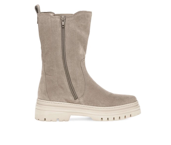Gabor Damen  Chelsea Boot Beige - Rauleder