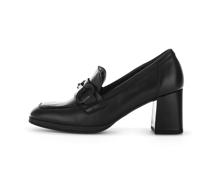 Gabor Damen Hochfrontpumps Schwarz - Glattleder