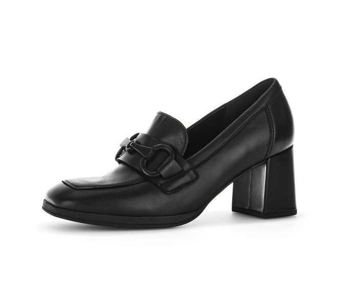 Gabor Damen  Hochfrontpumps Schwarz - Glattleder
