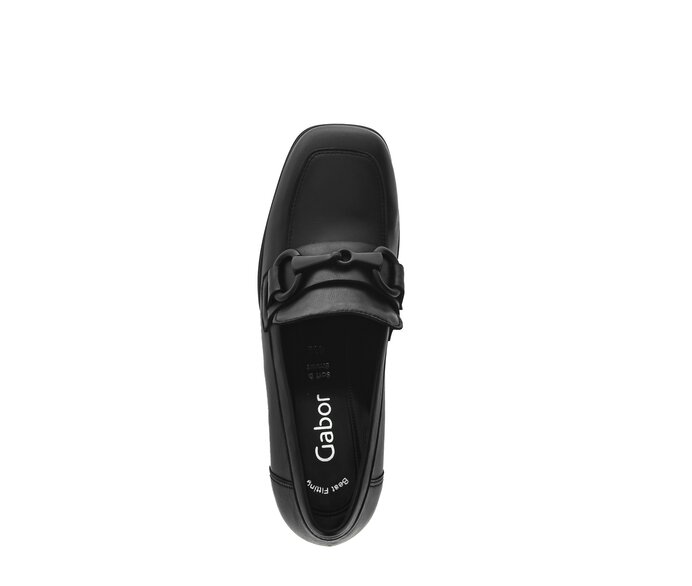 Gabor Damen  Hochfrontpumps Schwarz - Glattleder