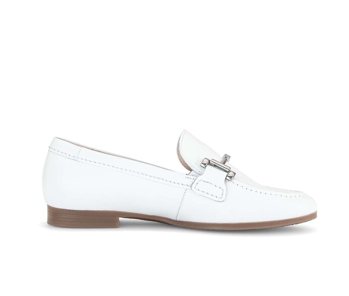 Gabor Damen  Slipper Weiß - Glattleder