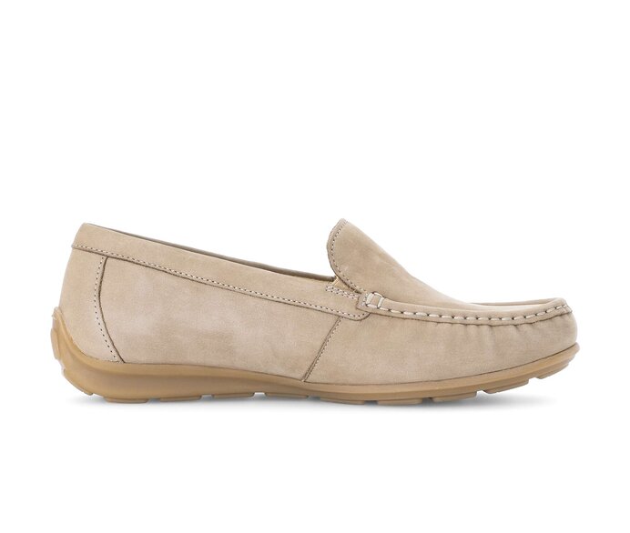 Gabor Damen  Mokassin Beige - Rauleder