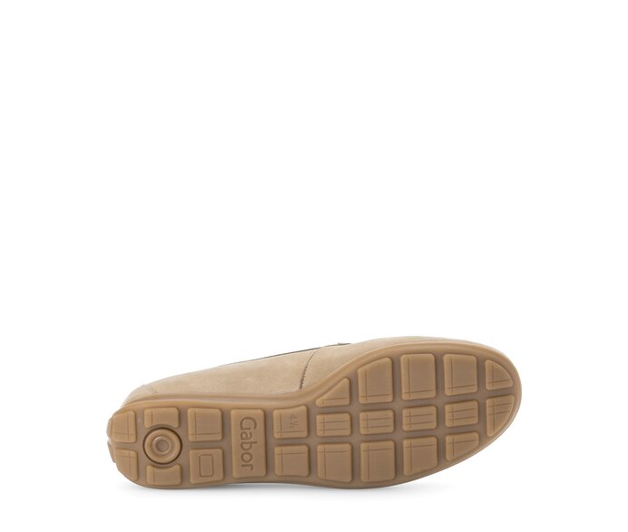 Gabor Damen  Mokassin Beige - Rauleder