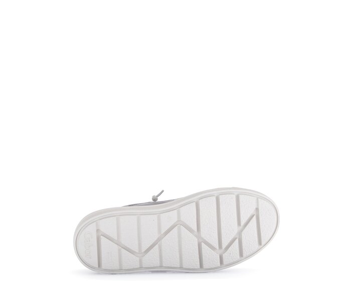 Gabor Damen  Sneaker Low Silber - Glattleder