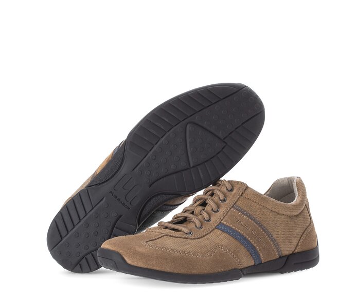Pius Gabor Herren Sneaker Low Beige - Materialmix Leder/Lederimitat