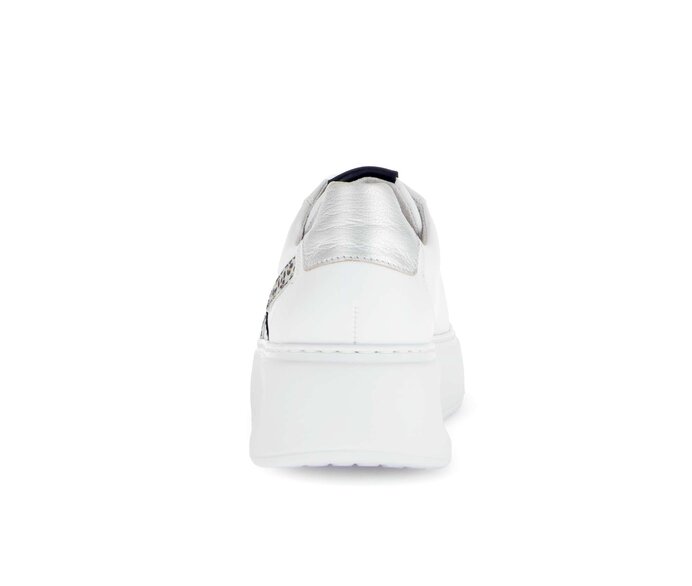 Gabor Damen  Sneaker Low Weiß - Materialmix Leder
