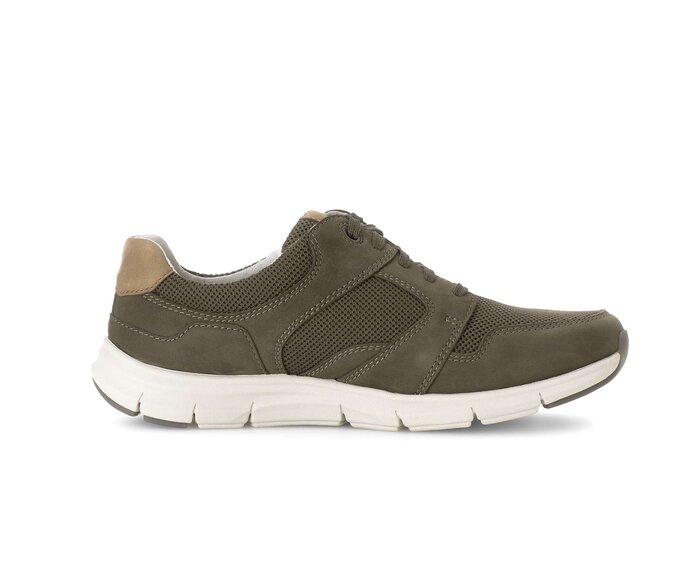 Pius Gabor Herren Sneaker Low Grün - Materialmix Leder/Textil