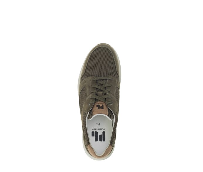 Pius Gabor Herren Sneaker Low Grün - Materialmix Leder/Textil