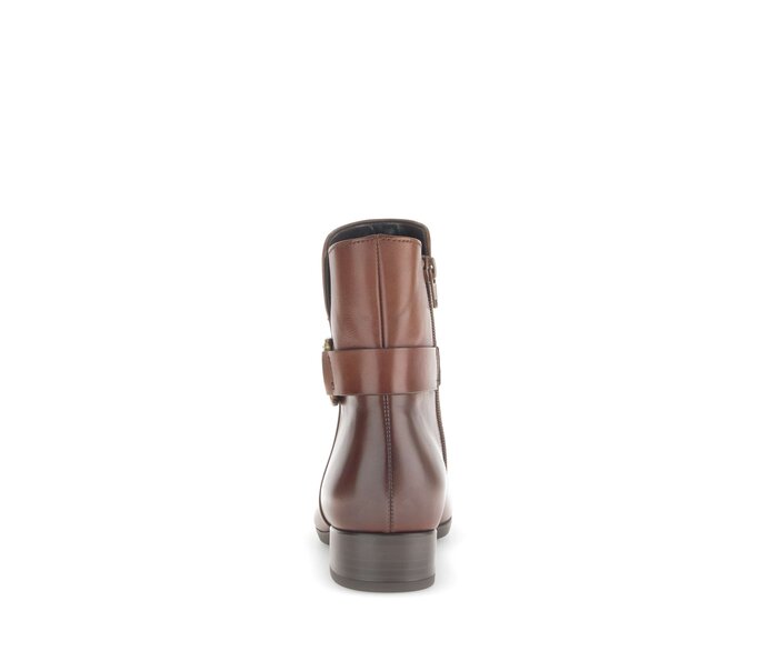 Gabor Damen  Elegante Stiefelette Braun - Glattleder