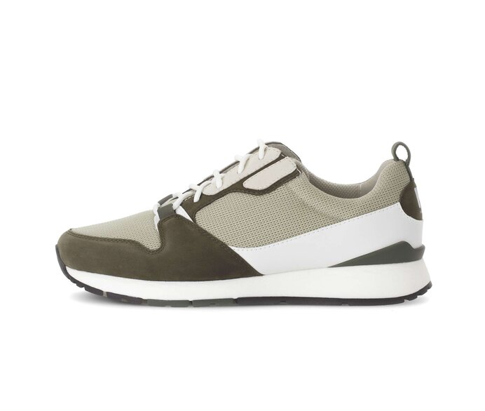 Pius Gabor Herren Sneaker Low Grün - Materialmix Leder/Textil
