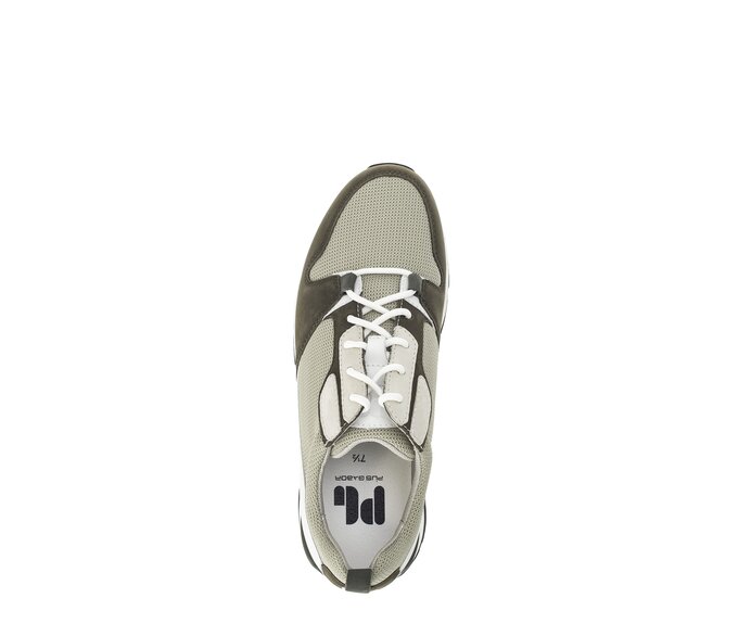 Pius Gabor Herren Sneaker Low Grün - Materialmix Leder/Textil
