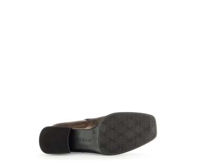 Gabor Damen  Elegante Stiefelette Bronze - Glattleder