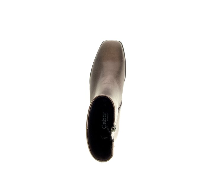 Gabor Damen  Elegante Stiefelette Bronze - Glattleder