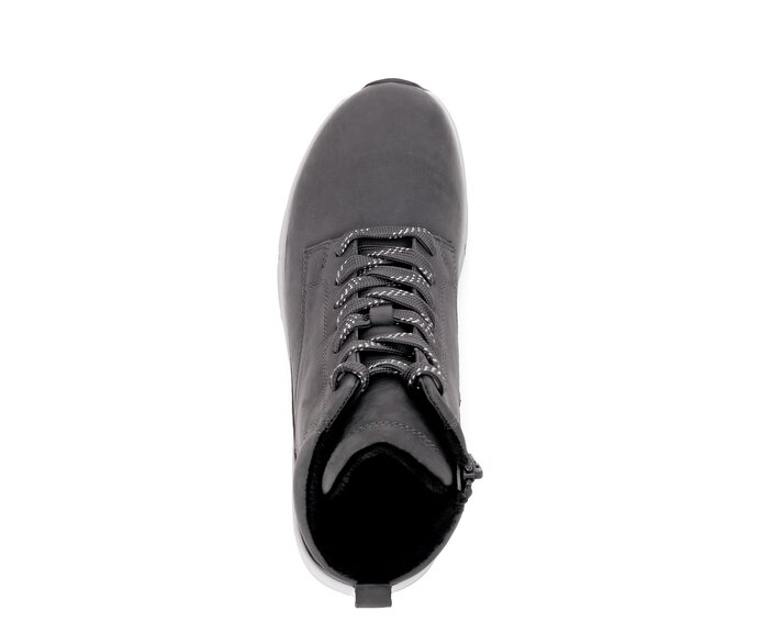 Gabor Damen  Sportliche Stiefelette Grau - Rauleder