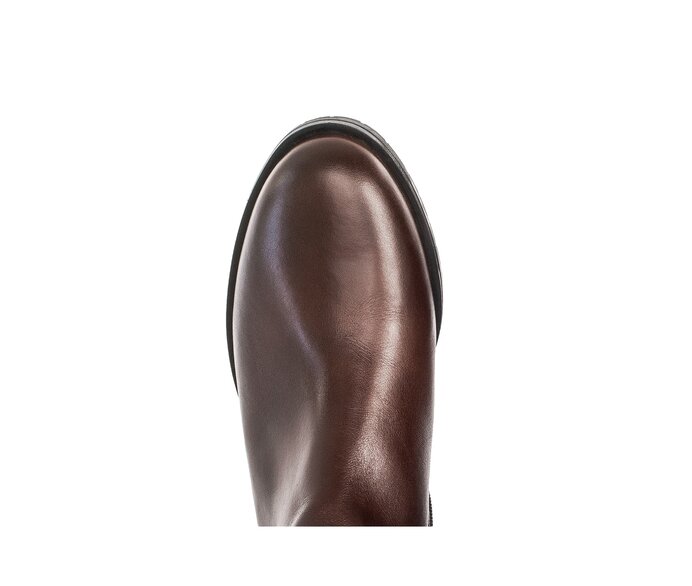 Gabor Damen  Sportlicher Stiefel Braun - Glattleder