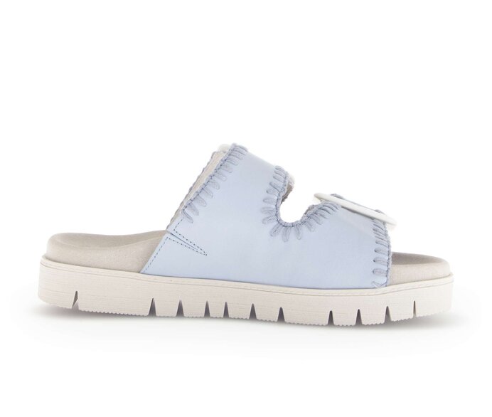 Gabor Damen  Pantolette Blau - Glattleder