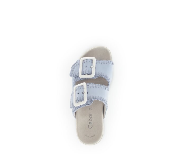 Gabor Damen  Pantolette Blau - Glattleder