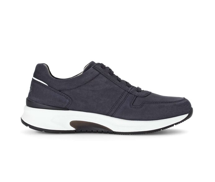Gabor Herren Rollingsoft Sneaker Low Blau - Nubuk