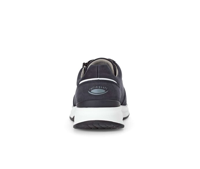 Gabor Herren Rollingsoft Sneaker Low Blau - Nubuk