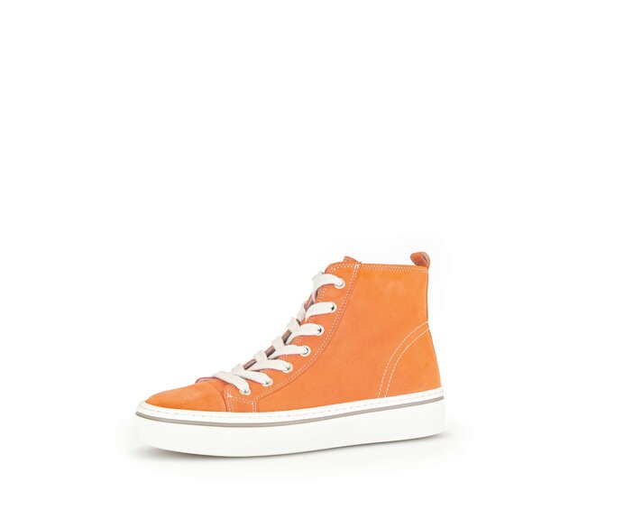 Gabor Damen  Sneaker High Orange - Rauleder