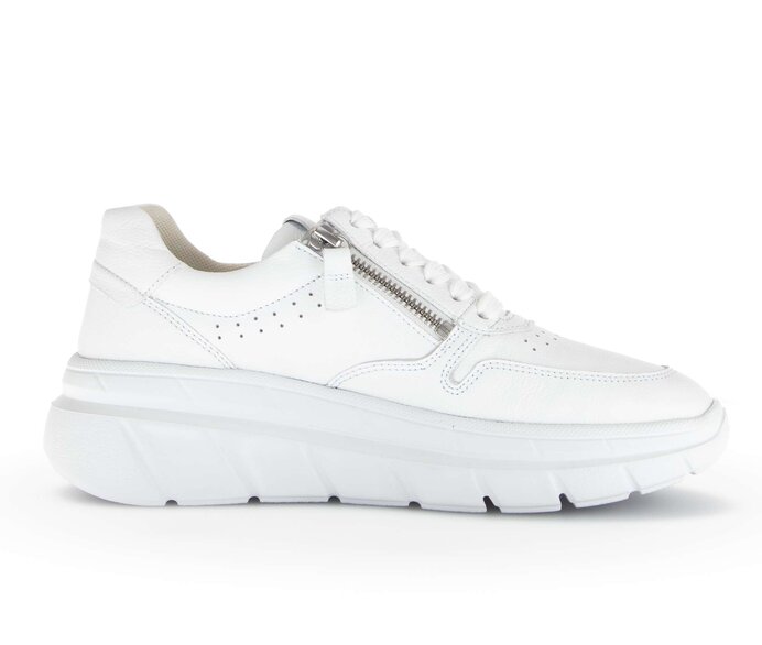 Gabor Damen  Sneaker Low Weiß - Glattleder