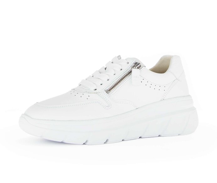 Gabor Damen  Sneaker Low Weiß - Glattleder