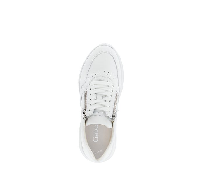 Gabor Damen  Sneaker Low Weiß - Glattleder