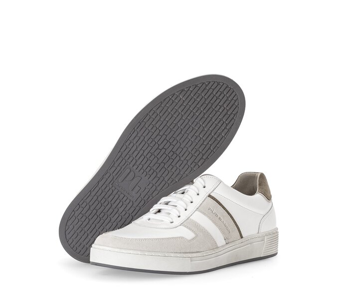 Pius Gabor Herren Sneaker Low Weiß - Glattleder