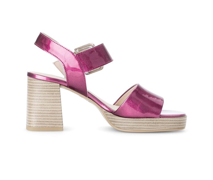 Gabor Damen  Plateau Sandale Pink - Lederimitat